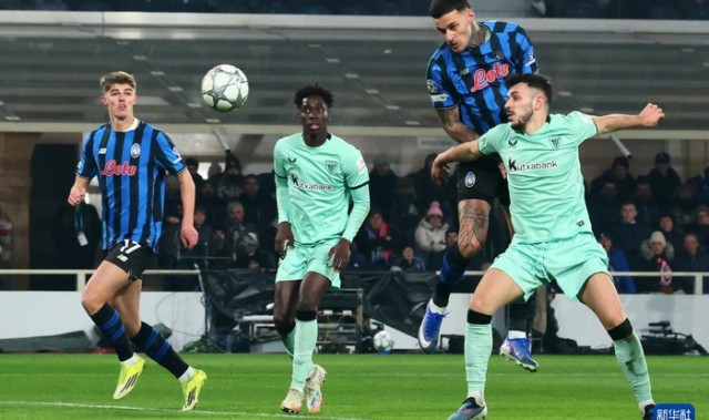 欧冠：亚特兰大不敌毕尔巴鄂竞技|亚特兰大队|毕尔巴鄂竞技队|贝加莫|意大利|意甲_新浪体育_新浪新闻