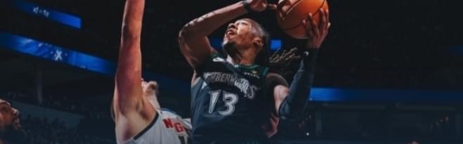 华子迪文伤退激活狼队替补，掘金16分惨败，约基奇恼羞成怒被驱逐